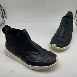 Nike Air Max‎ Thea Mid Black Leather Chelsea Boot Sneakers Women's Size 7